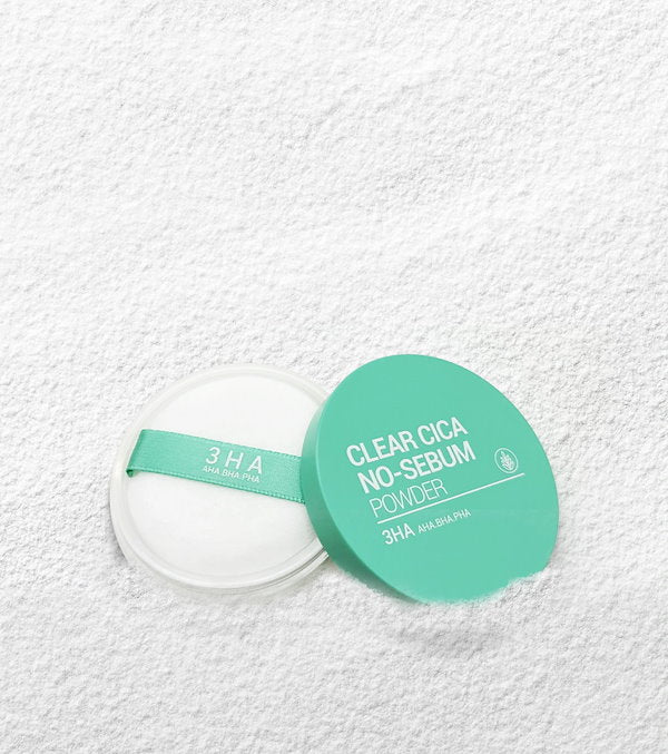 Polvo 3HA Clear Cica No-Sebum Esfolio