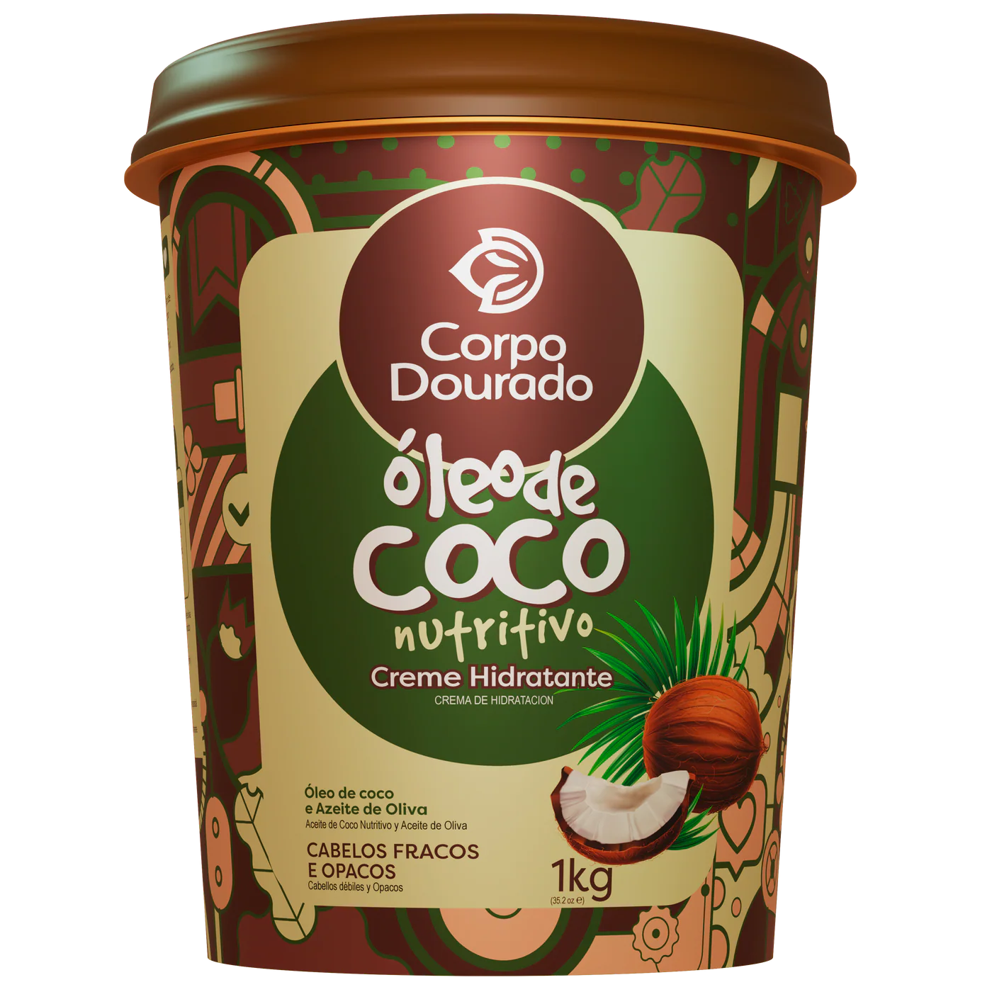 Corpo Dourado -Crema 2en1 Coco 1kg