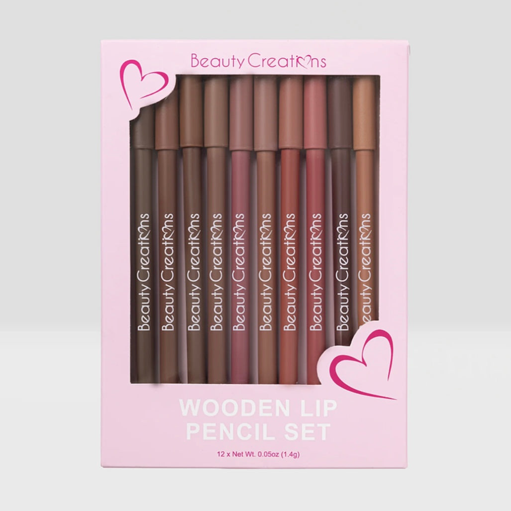 Set 12 Delineadores Wooden Beauty Creations