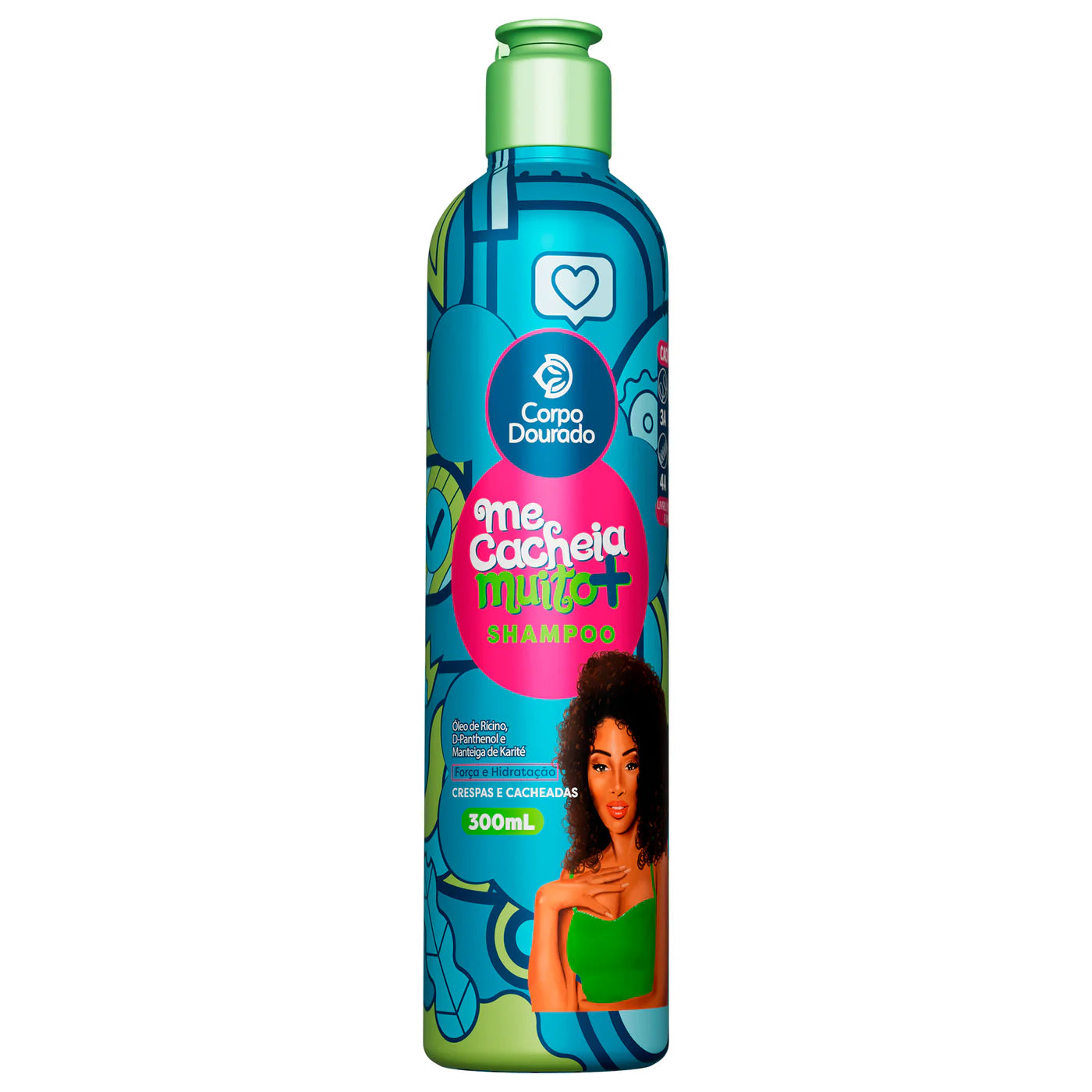 Corpo Dourado -Shampoo + Acondicionador Rizos Poderosos