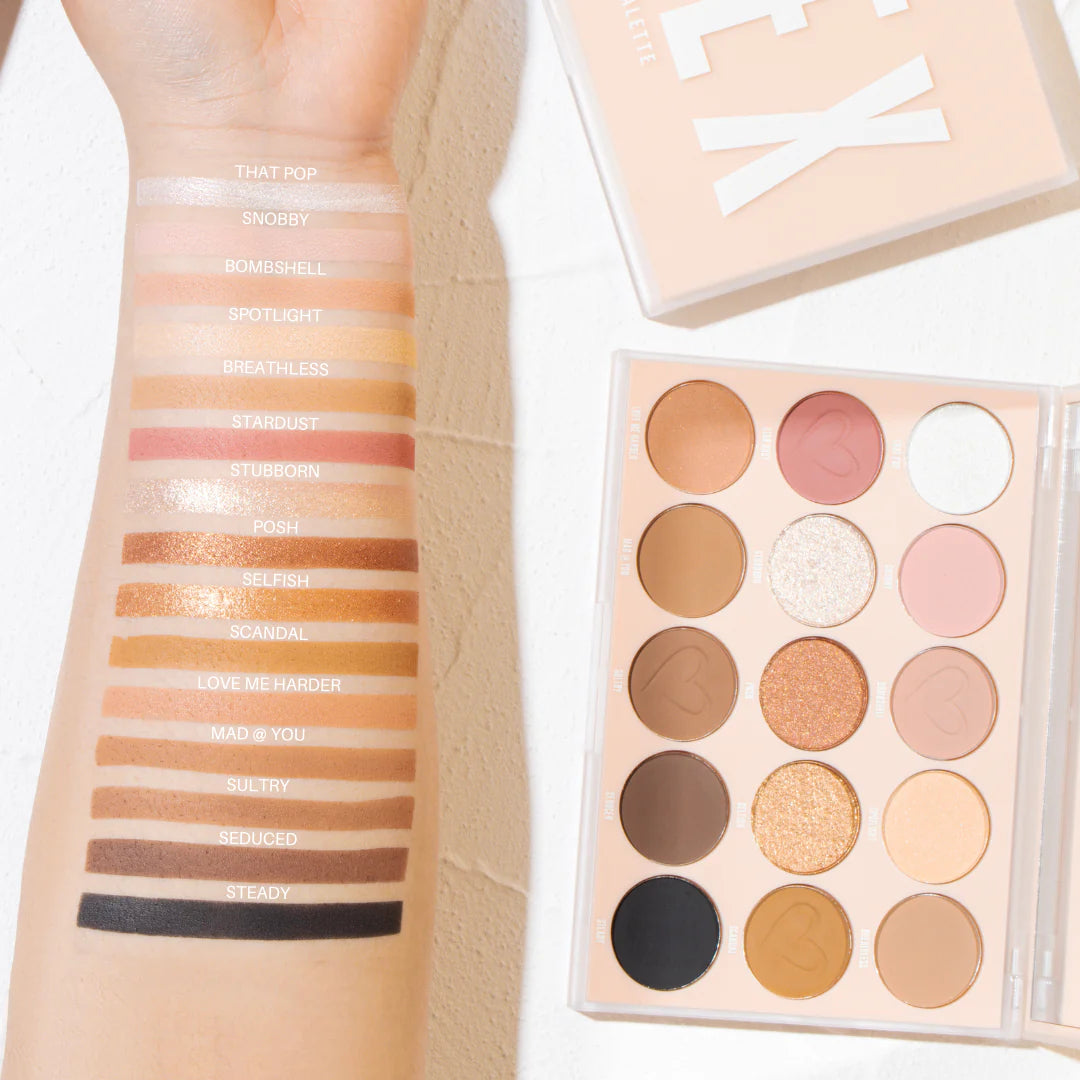 Nude X15 Paleta De Sombras Beauty Creations