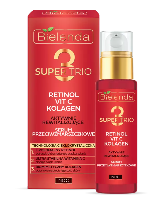 Serum Super Trío RET+COL+VIT C Bielenda