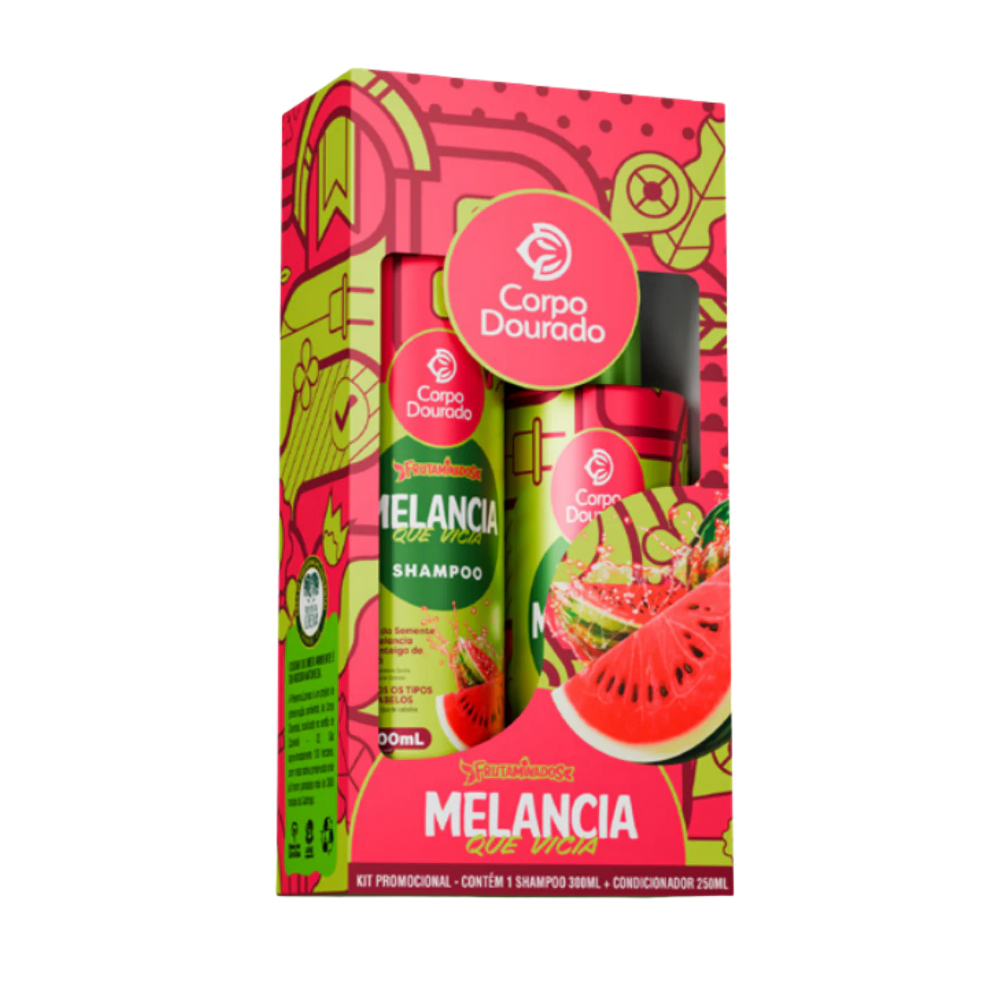 Corpo Dourado -Shampoo + Acondicionador Sandía que Envicia