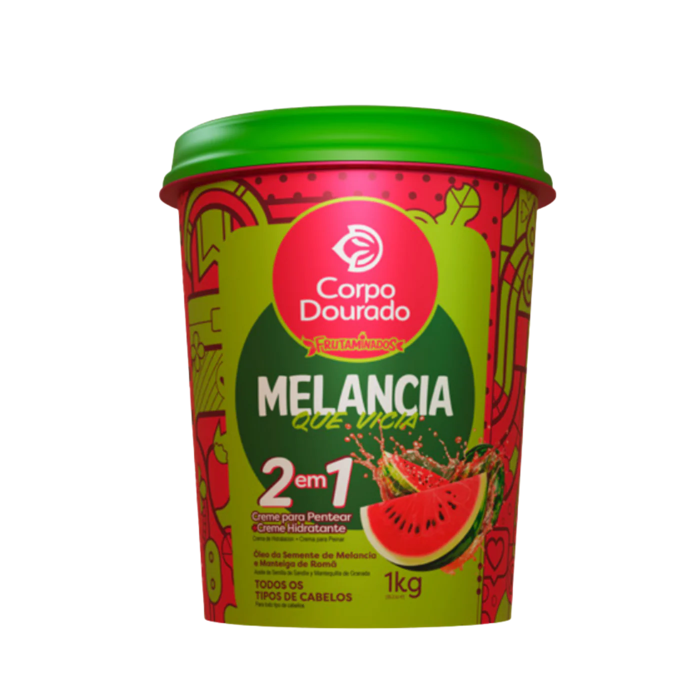 Corpo Dourado -Crema 2en1 Sandía 1kg
