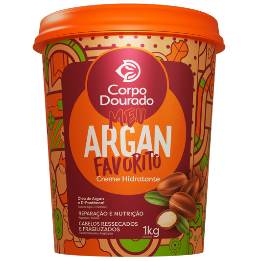 Corpo Dourado -Crema 2en1 Mi Argan Favorito 1kg