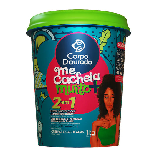 Corpo Dourado -Crema 2 en 1 Rizos Poderosos 1kg