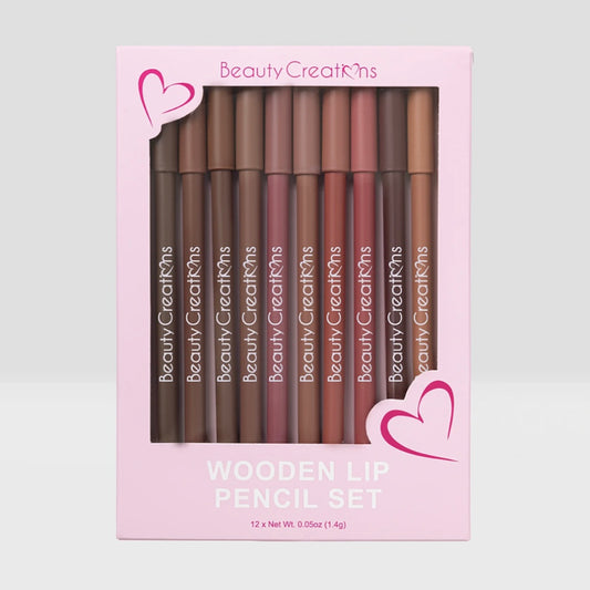 Set 12 Delineadores Wooden Beauty Creations