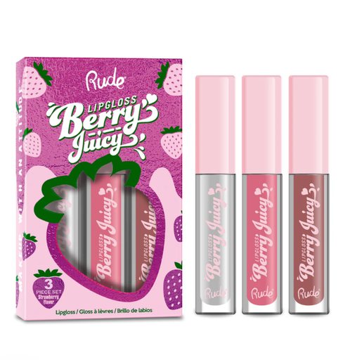 Set Lip Gloss Berry Juicy Rude Cosmetics