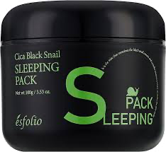 Mascarilla Cica Black Snail Esfolio