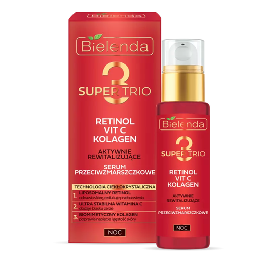 Serum Super Trío Retinol + Colágeno + Vitamina C