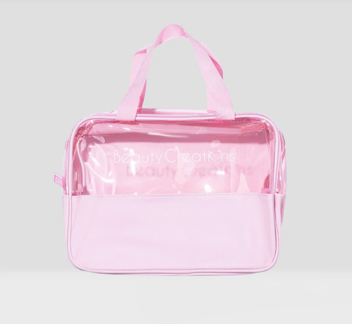 Beauty Bag Pink Clear Beauty Creations 